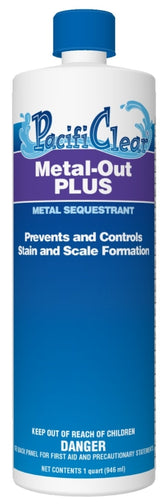 PacifiClear F066001012PC Metal Out Plus Chemical, 1 qt Bottle, Liquid